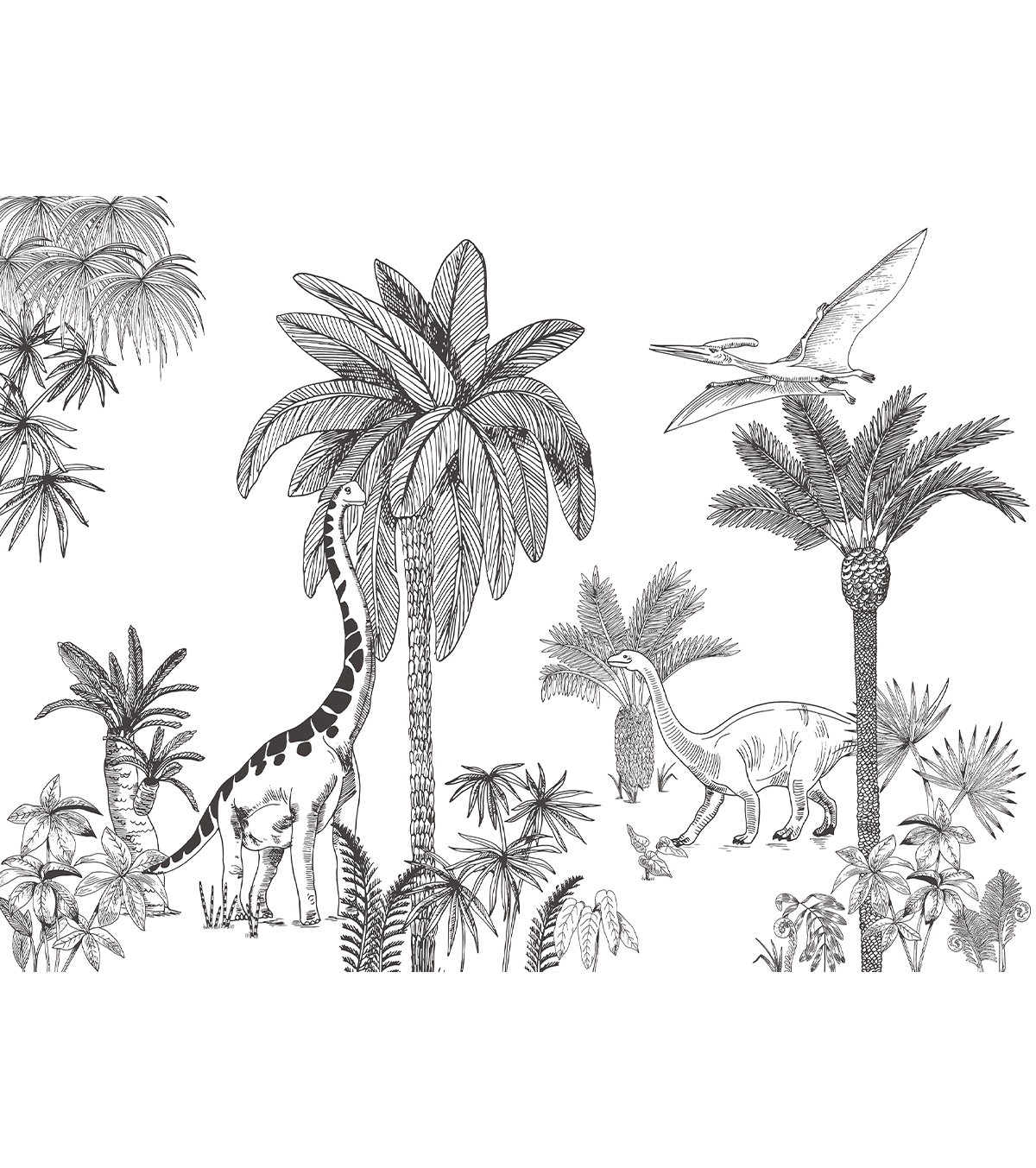 DINOSAURUS - Papier peint panoramique - Dinosaures
